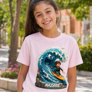 T-Shirt Surfer para Criança Rapariga